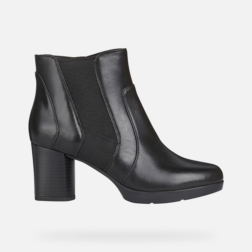 Botins Geox Senhora Pretas - Anylla - RLSTE9438